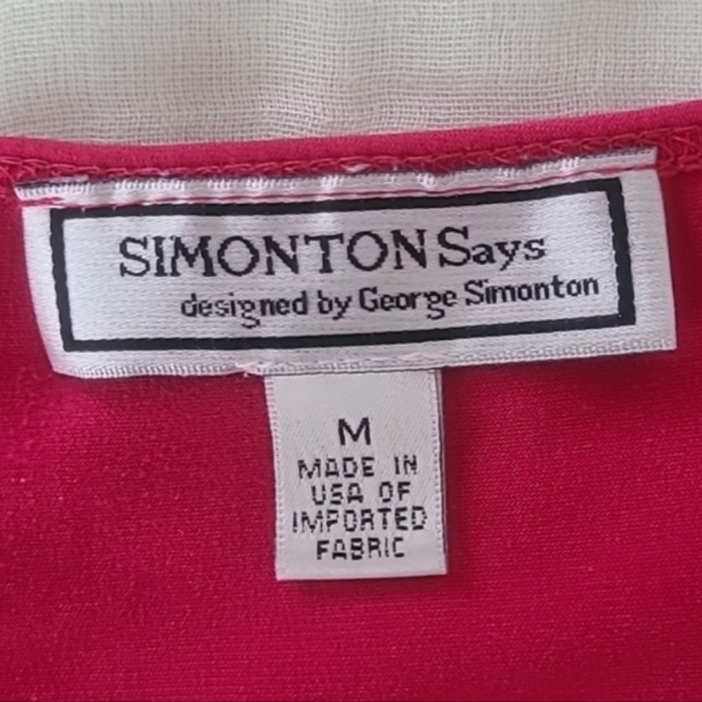 Simonton Says Pink Ruffle Front Pullover Top - Picture 6 of 7